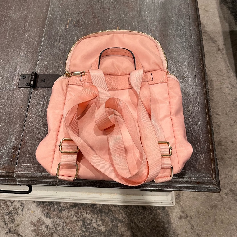 Pink Leather Backpack - Picture 3 of 3